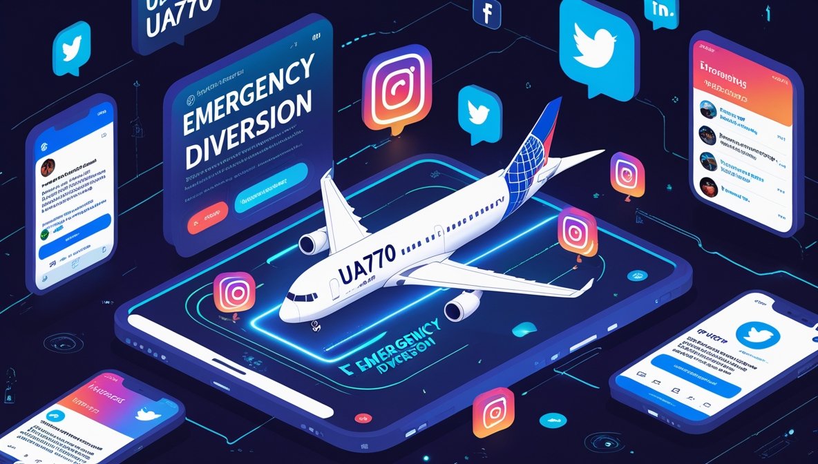 United Airlines Flight UA770 Emergency Diversion Status