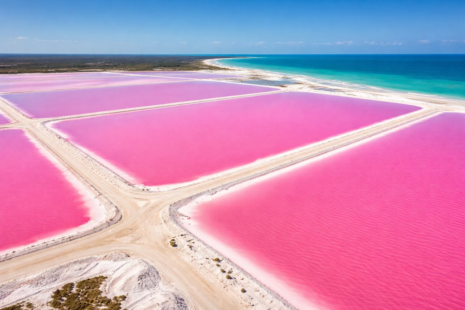 why is las coloradas pink